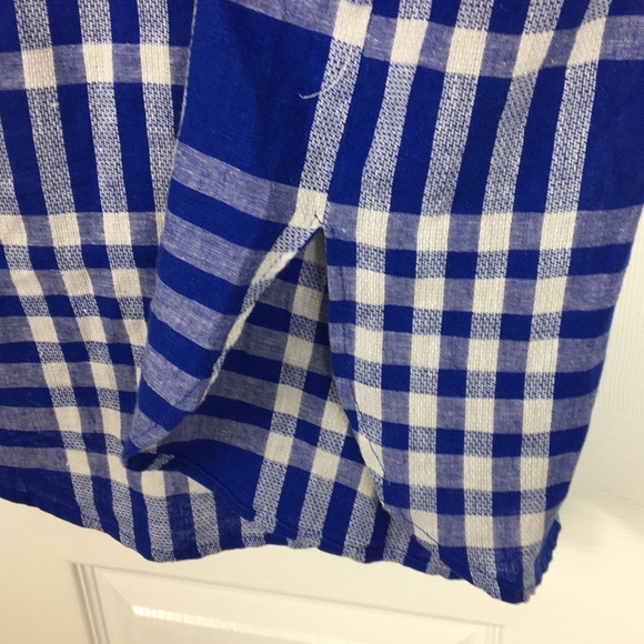 Zara Woman Blue Plaid Dress X-Large - Picture 8 of 15